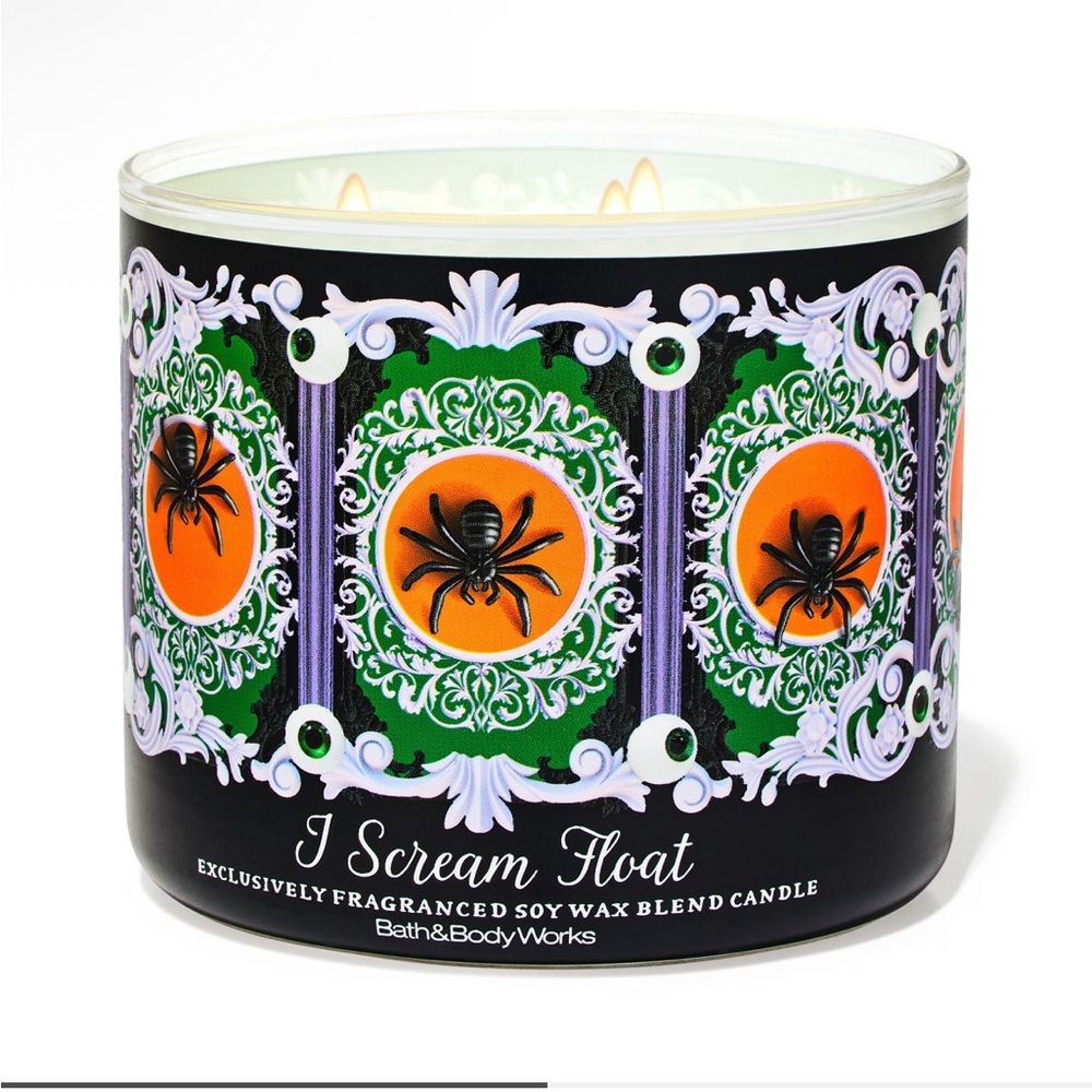 Bath Body Works I scream Float Halloween 3-Wick Candle NEW - Picture 1 of 5